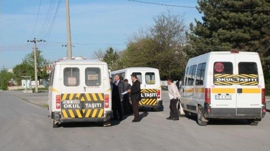 Sungurlu’da Servis Minibüsleri Denetlendi