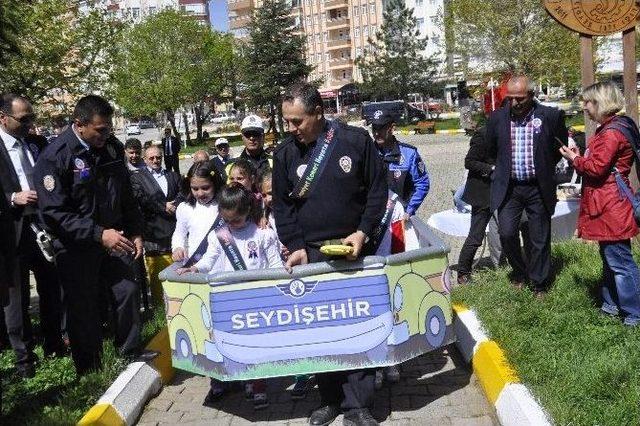 Seydişehir Polisinden Öğrencilere Uygulamalı Trafik Eğitimi