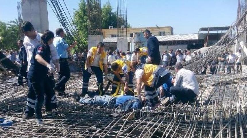 Kahramanmaraş'ta Inşaat &Ccedil;&ouml;kt&uuml;: 9 Iş&ccedil;i Yaralı