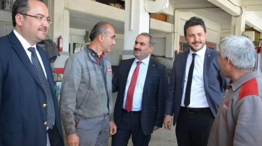 Etyemez Ve Kaya Ereğli&rsquo;de Sanayi Esnafını Ziyaret Etti