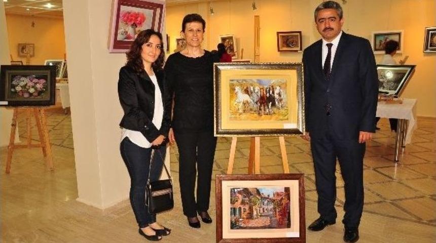 Başkan Alıcık, Kağıt R&ouml;lyef Sergisinin A&ccedil;ılışını Yaptı