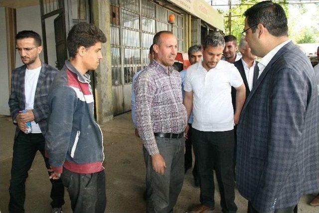 Baluken Silvan’da Esnaf Ziyaretinde 1