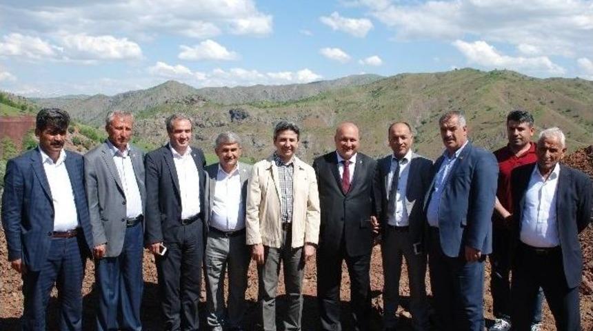 Ak Parti&rsquo;li Aydın, Ko&ccedil;ali Barajı İnşaatında İncelemelerde Bulundu