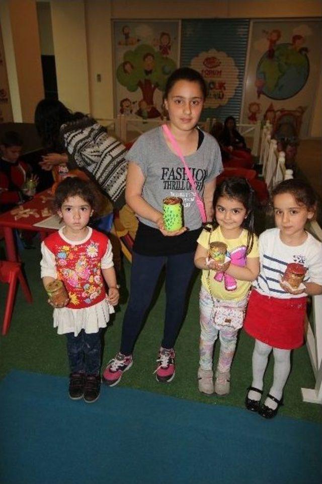 Forum Gaziantep&rsquo;te Kumbaralar &Ccedil;ocukların Ellerinde Renklerini Buldu 2