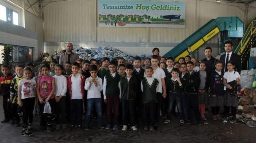 Şehitkamilli &Ouml;ğrenciler M&ouml;p Tesisini Gezdi