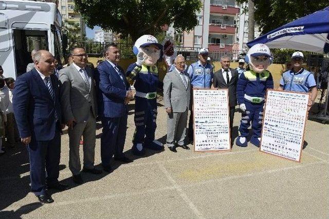 Mersin’de Öğrencilere Trafik Eğitimi