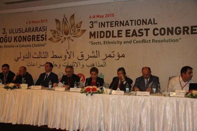 3. Uluslararası Ortadoğu Kongresi Hatay’da Başladı