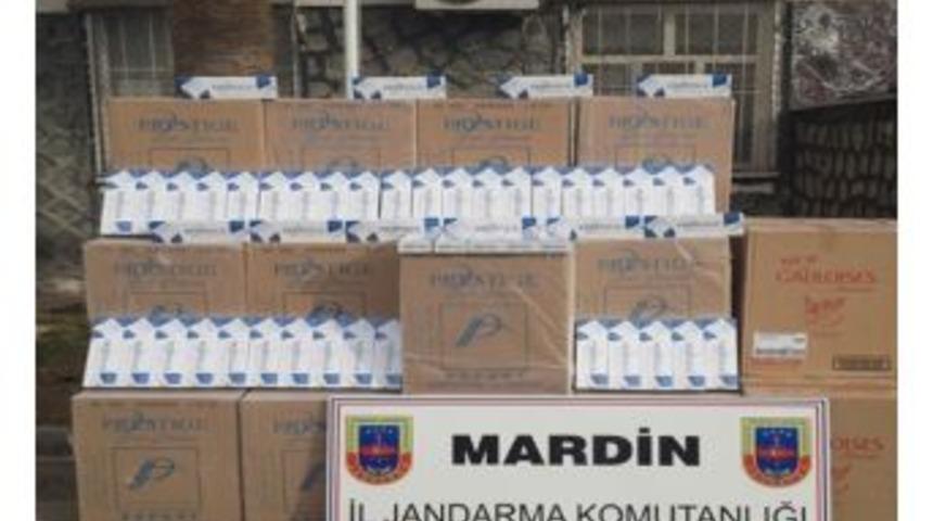 Mardin&rsquo;de 7 Bin 500 Paket Ka&ccedil;ak Sigara Ele Ge&ccedil;irildi