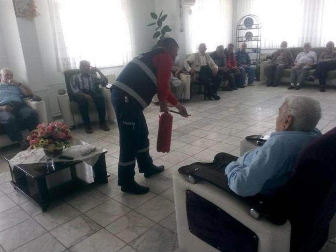 Huzur Evi Sakinlerine Yangın Eğitimi