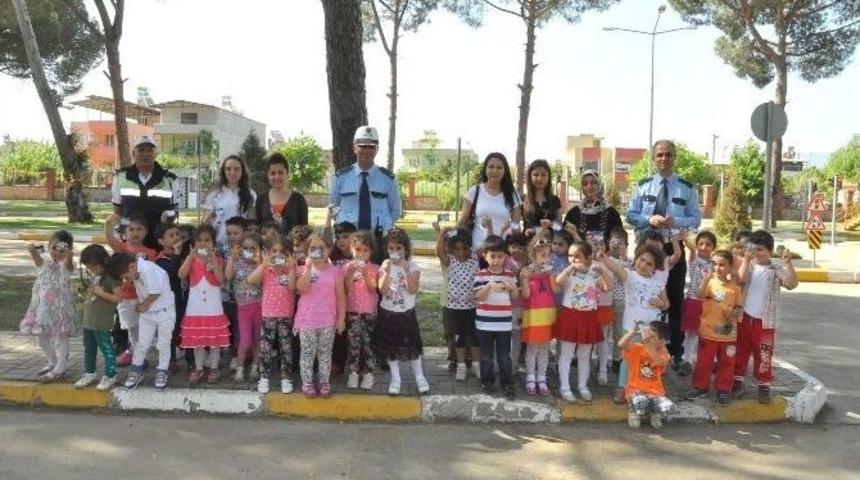 Nazilli&rsquo;de Miniklere Trafik Eğitimi Verildi