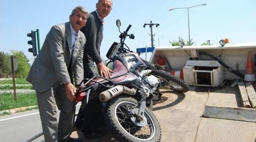 Motosikletten U&ccedil;arak Yaralandı