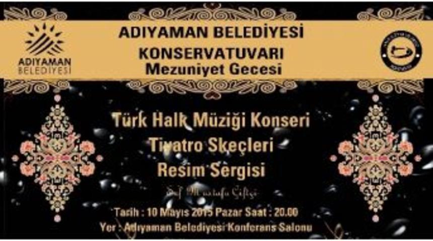 Belediye Konservatuarı&rsquo;ndan Mezuniyet Gecesi