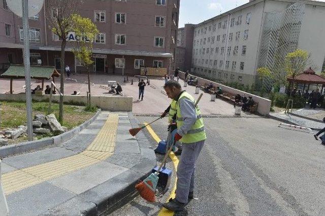 B&uuml;y&uuml;kşehir&rsquo;den Hastanelere Temizlik Desteği 1