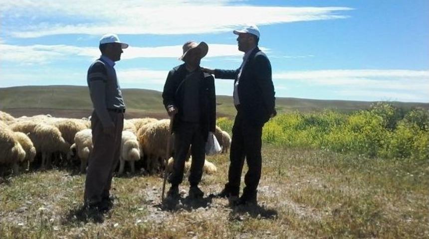 Başkan İhsan Akın, Yetiştiricileri Ziyaret Etti