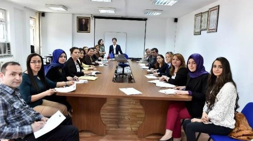 Mamak Belediyesi Personeli Kadına Şiddete Hayır Dedi