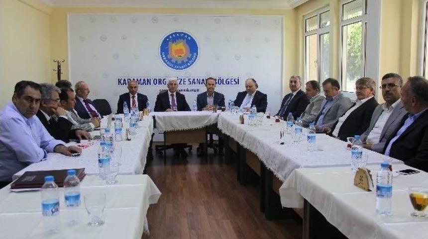 Konya Gıda Ve Tarım &Uuml;niversitesi M&uuml;tevelli Heyeti Karaman&rsquo;da