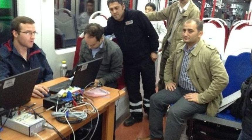 Samulaş Cnr Tramvaylarında Fren Testi Yaptı