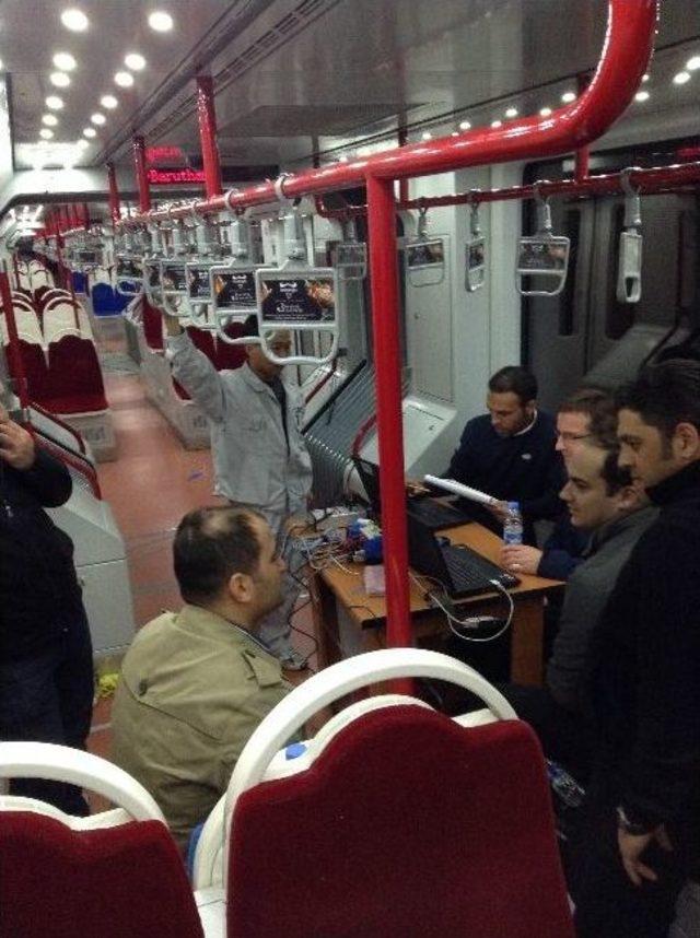 Samulaş Cnr Tramvaylarında Fren Testi Yaptı