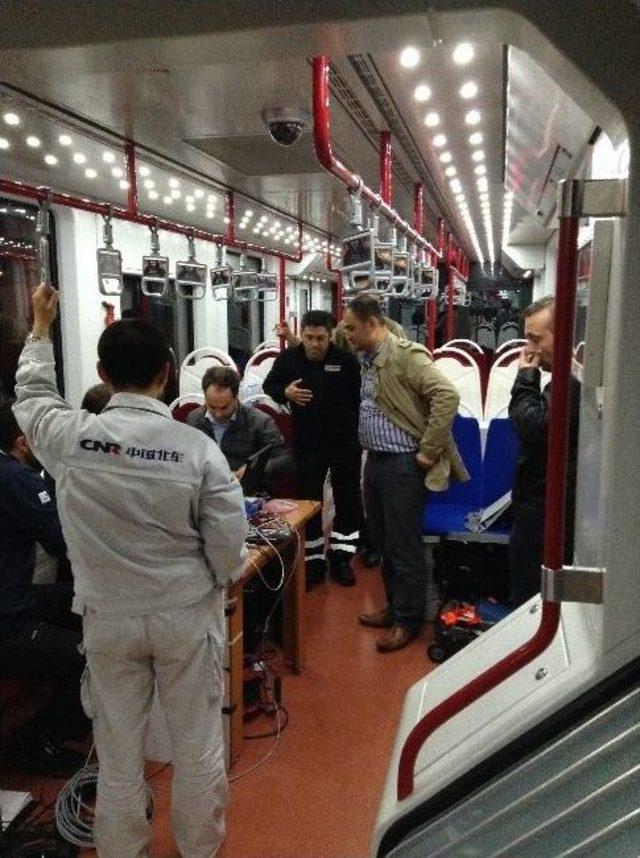 Samulaş Cnr Tramvaylarında Fren Testi Yaptı