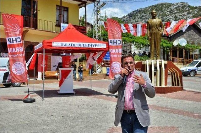 Chp Adayı Budak, İbradı’da Onay İstedi