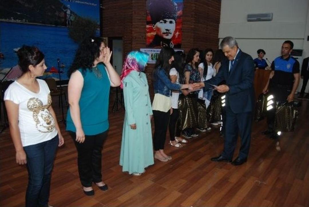 &Ccedil;ogep Kursunda 25 Kursiyer Meslek Sahibi Oldu