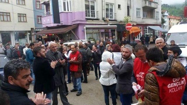 Chp Adaylarını Yağmur Durduramadı