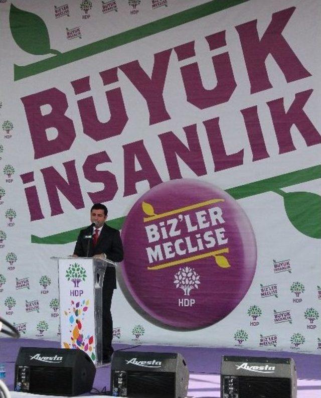 Hdp Eş Genel Başkanı Demirtaş Elazığ’da