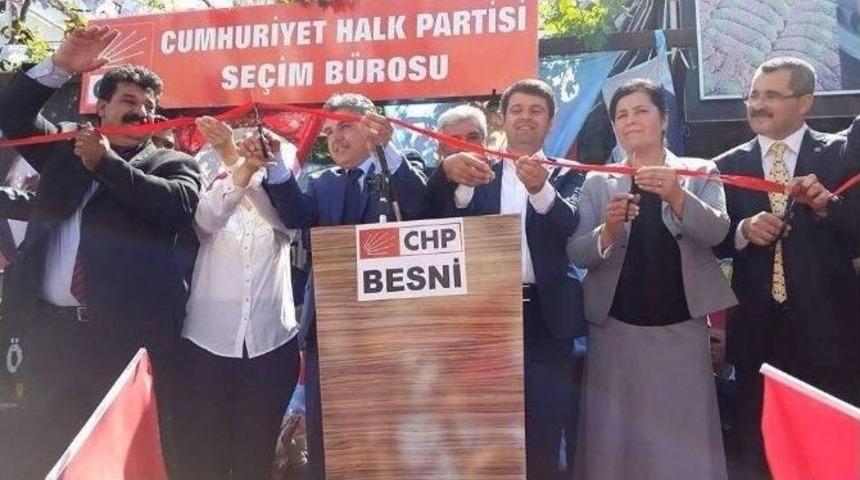 Chp, Besni İl&ccedil;esinde Se&ccedil;im İrtibat B&uuml;rosunu A&ccedil;tı