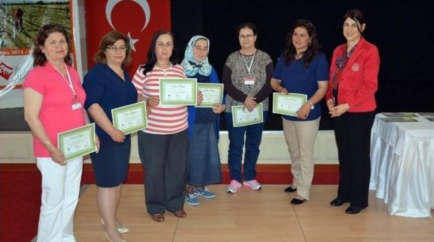 Aydınlı 94 Kadın &Ccedil;ift&ccedil;i Eğitimden Ge&ccedil;ti