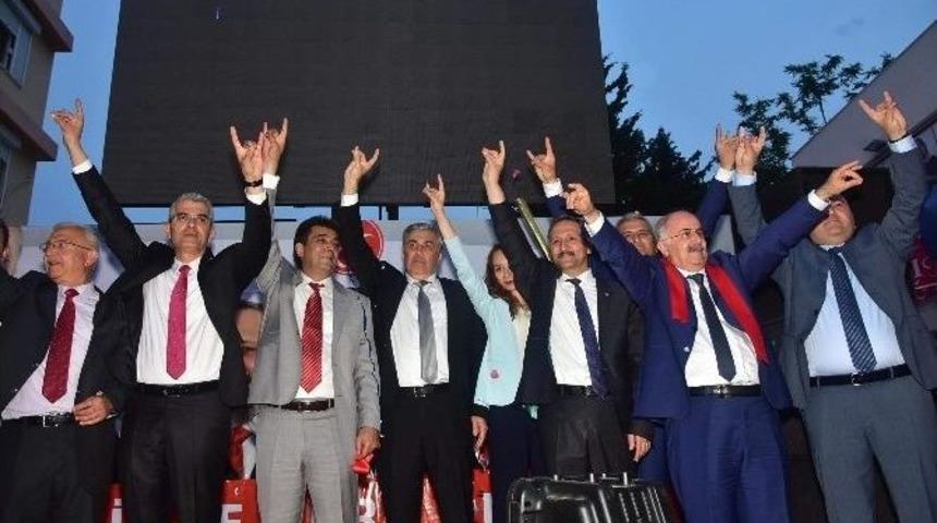 Mhp Adayı Tarkan Akıllı Serik Se&ccedil;im İletişim Merkezi A&ccedil;ıldı