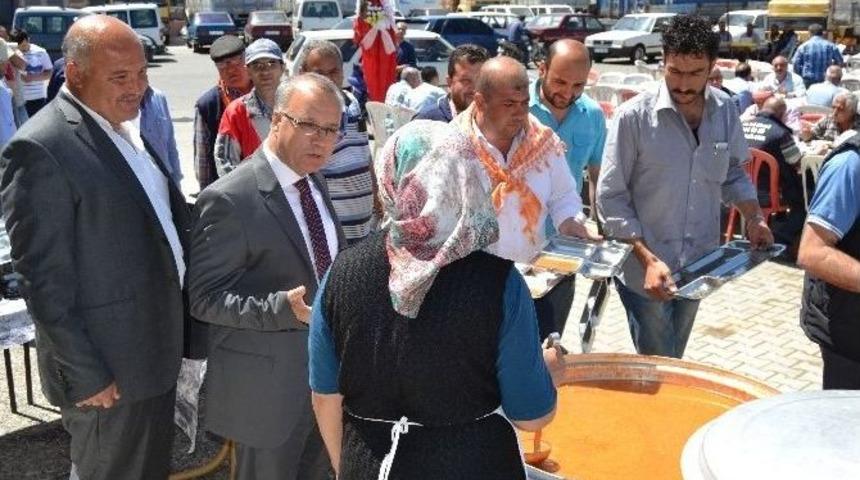 Kayda, Kamyoncu Esnafıyla Hayır Yemeğinde Buluştu