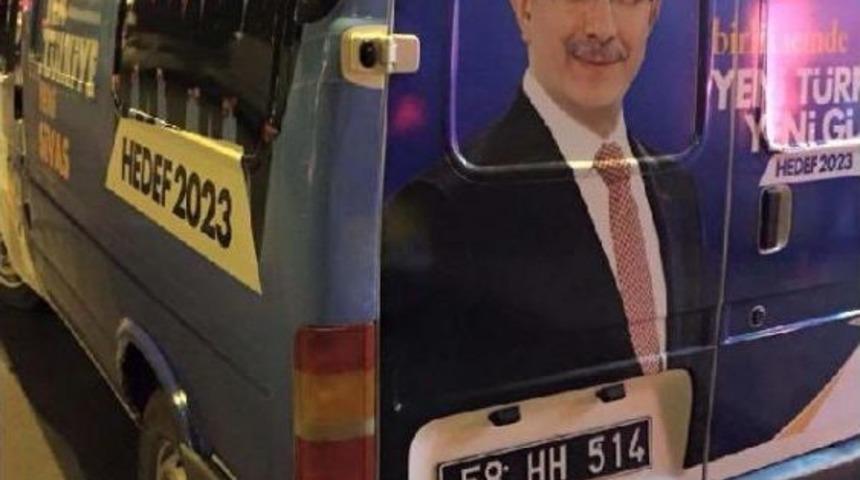 Ak Parti Giydirmeli Resmi Plakalı Belediye Minib&uuml;s&uuml; Kiralıkmış