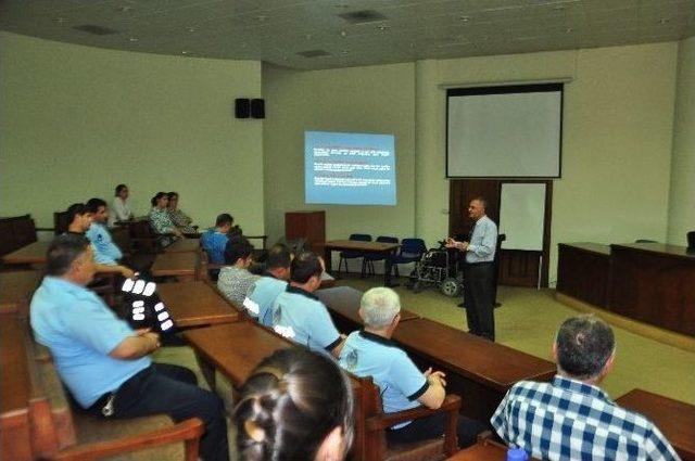 Nazilli Belediyesi’nden Çalışanlarına İş Sağlığı Dersi