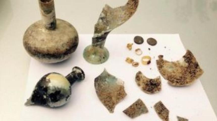 Yol Kontrol&uuml;nde Tarihi Eser Ele Ge&ccedil;irildi