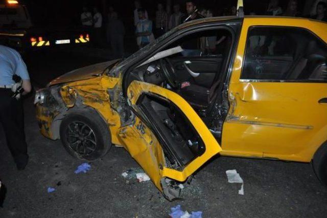 Kazada Yüzüne Kaporta Parçası Saplanan Taksici Öldü