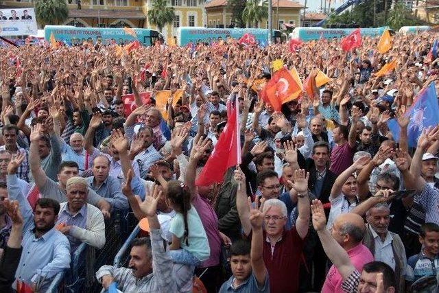 Başbakan Davutoğlu Adana’da