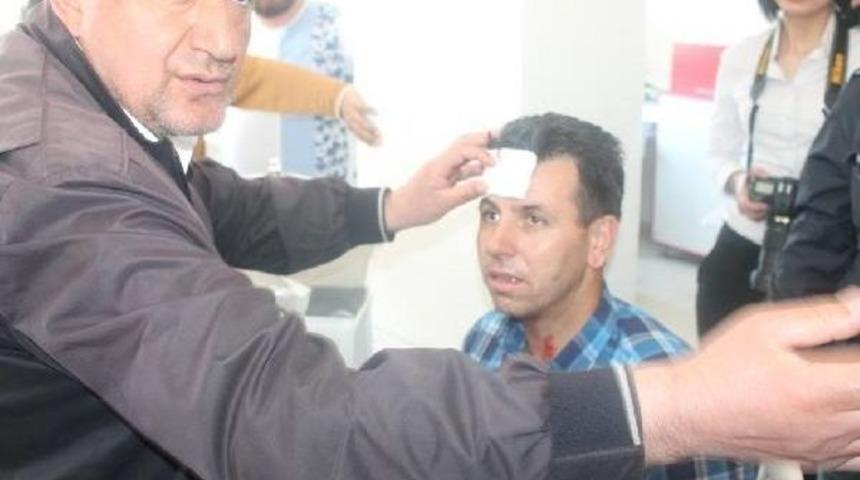 Terastan D&uuml;şt&uuml;, Alnı Yarılmasına Rağmen &Ccedil;ekime Devam Etti