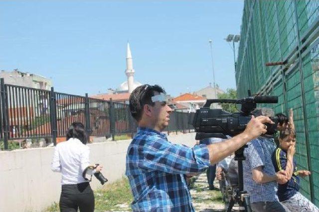 Terastan D&uuml;şt&uuml;, Alnı Yarılmasına Rağmen &Ccedil;ekime Devam Etti 1