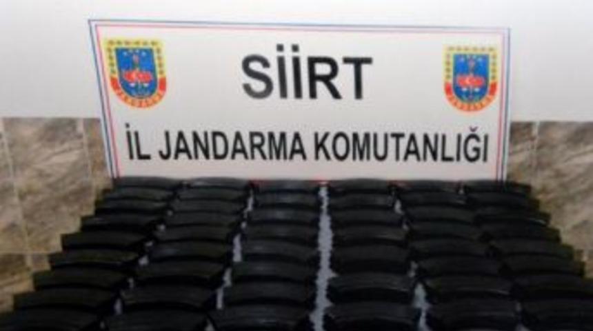 Siirt'te Kalaşnikof T&uuml;feğe Ait 100 Şarj&ouml;r Ele Ge&ccedil;irildi