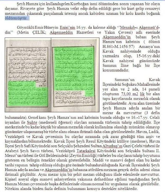 Akşemseddin&rsquo;in Baba Mezarı T&uuml;rbeye D&ouml;n&uuml;şt&uuml;r&uuml;lecek 3