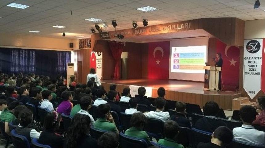 Gkv Ortaokulu&rsquo;nda Sağlıklı Beslenme Konferansı