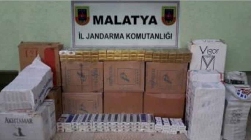 Malatya&rsquo;da Jandarmadan Ka&ccedil;ak Sigara Operasyonu