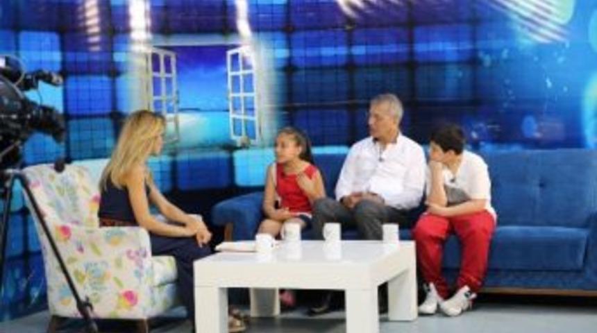 Başkan Tarhan Canlı Yayında &Ccedil;ocuklara Hayran Kaldı