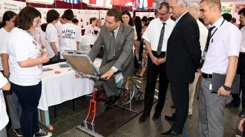 Aliağa Gazi Ortaokulu&rsquo;ndan T&uuml;bitak Fuarı