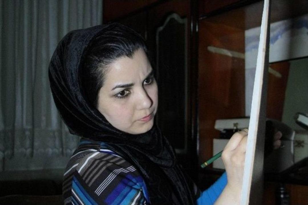 Afgan Ressam Kızın B&uuml;y&uuml;k Hayali