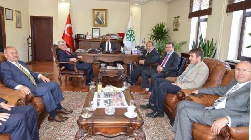 Sp-bbp Milli İttifak Adaylarından Pancar Ekicileri Kooperatifi Başkanı Akay&rsquo;a Ziyaret