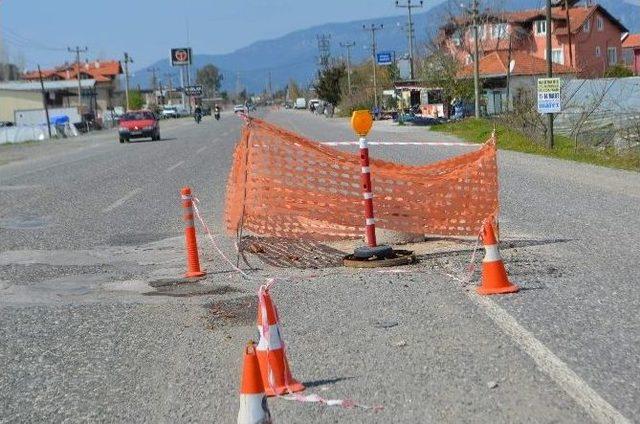 Ortaca&rsquo;da Yarım Kalan Yol D&uuml;zenleme Bekliyor 1