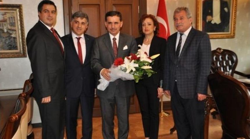 Sgk İl M&uuml;d&uuml;r&uuml; Bal&rsquo;dan, Vali Topaca&rsquo;ya Ziyaret