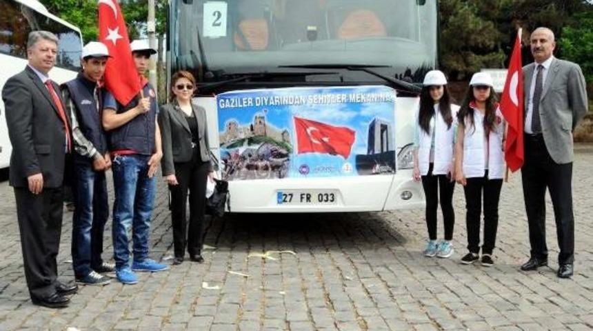 Gaziantep'te Polisten &Ouml;ğrencilere &Ccedil;anakkale Gezisi