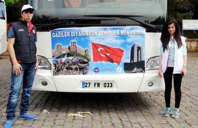 Gaziantep te Polisten &Ouml;ğrencilere &Ccedil;anakkale Gezisi 1